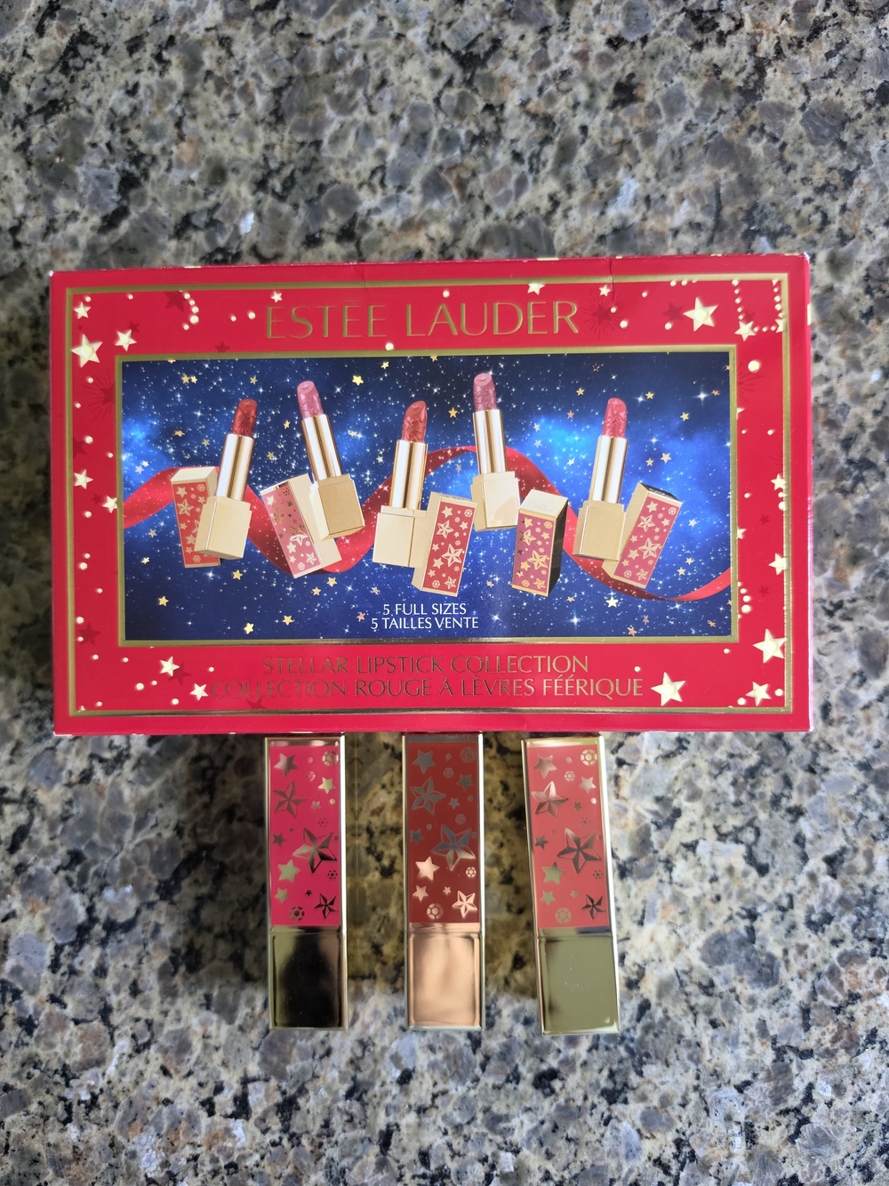 Estee Lauder Lipstick Set in Red and Pink Hues